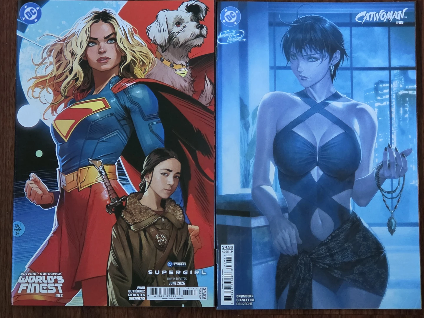 DC Comics: Supergirl #52 and Catwoman #89