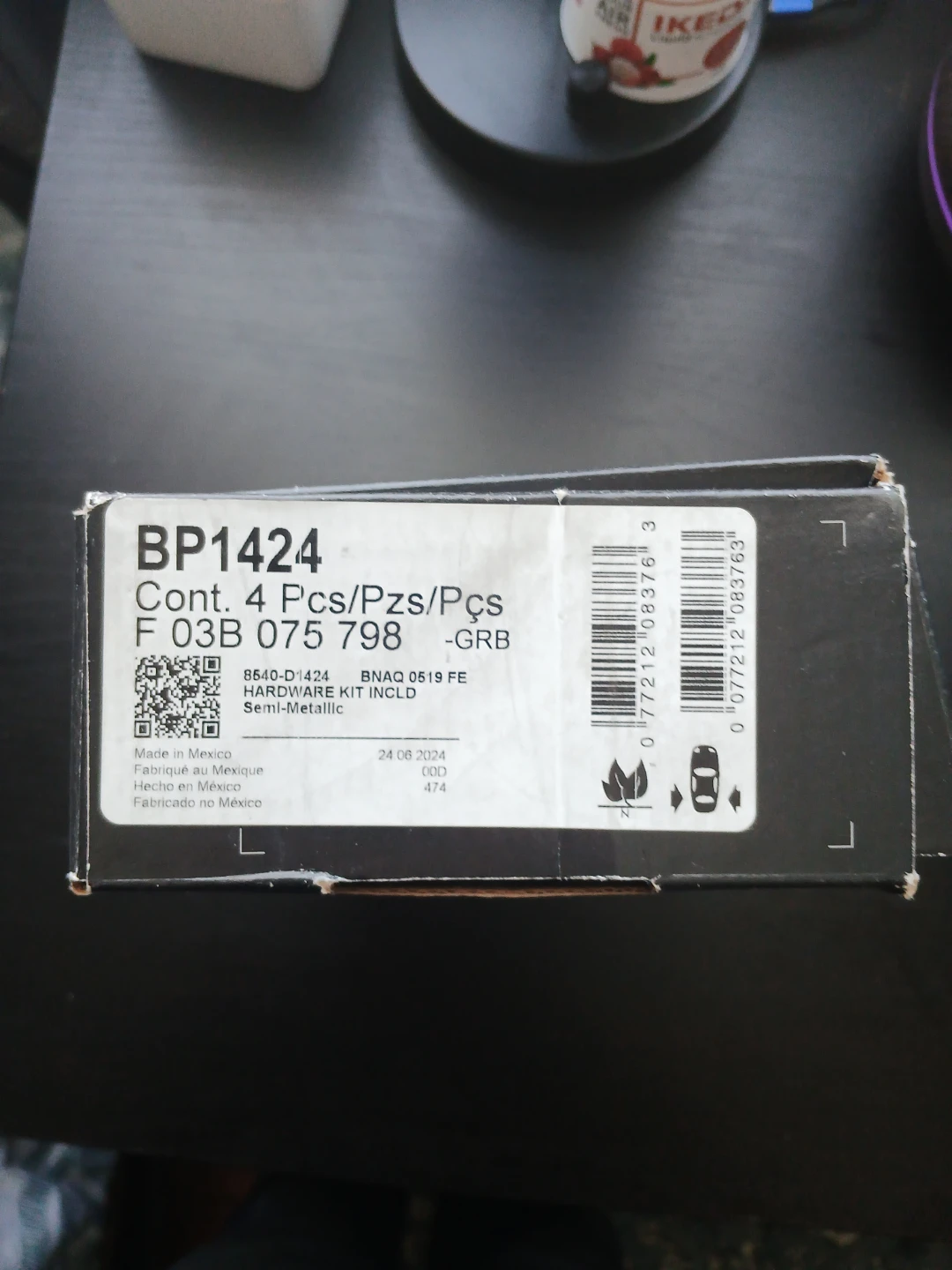 Bosch QuietCast Premium Disc Brake Kit BP1424 - photo 2