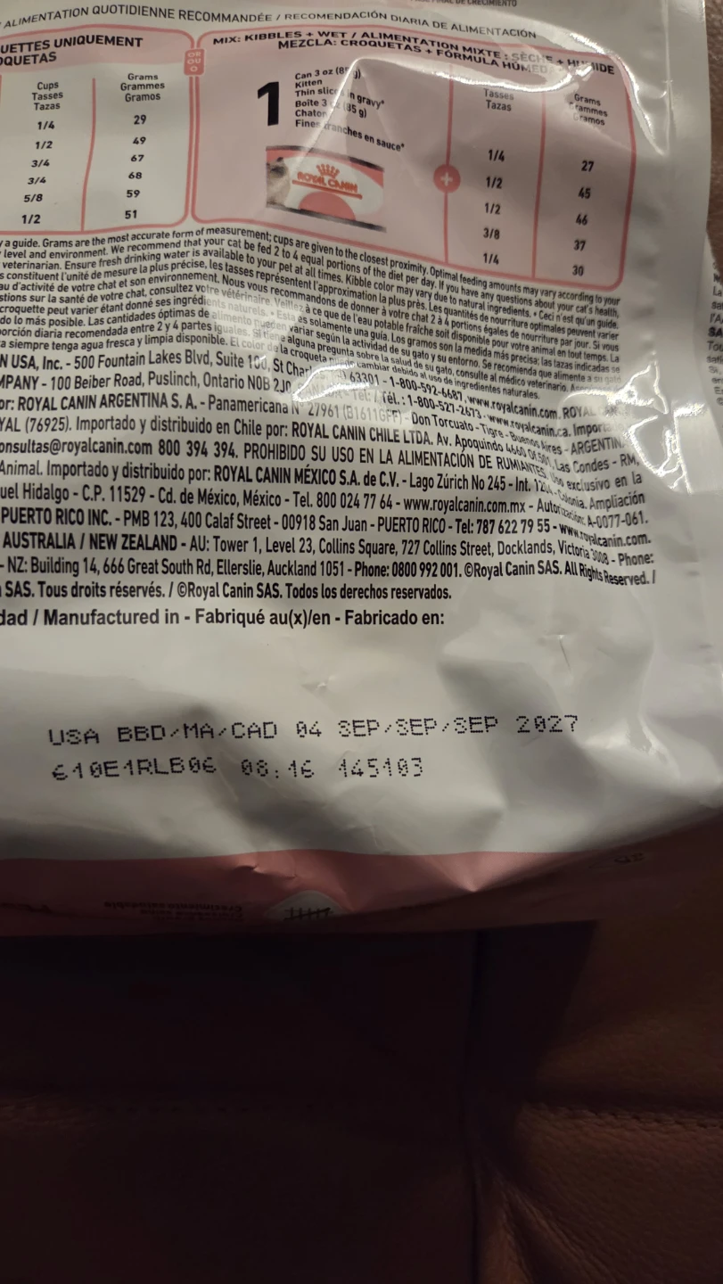 Royal Canin Kitten Cat Food 3 lb - photo 3