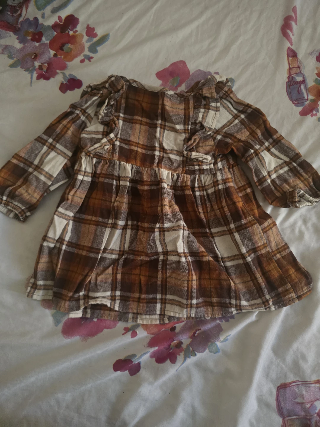 The Children's Place Plaid Long Sleeve Dress