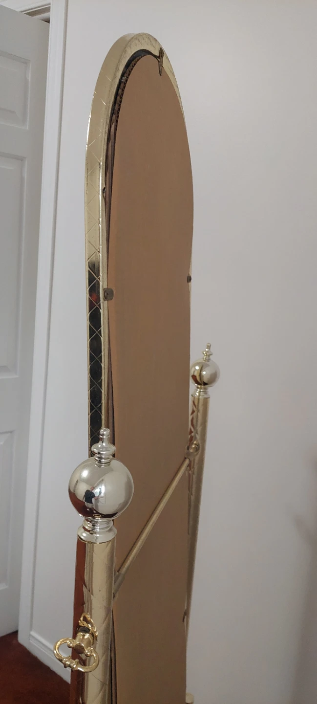 Gold Arch Vanity Mirror 65.25in tall x 22 in w - photo 3