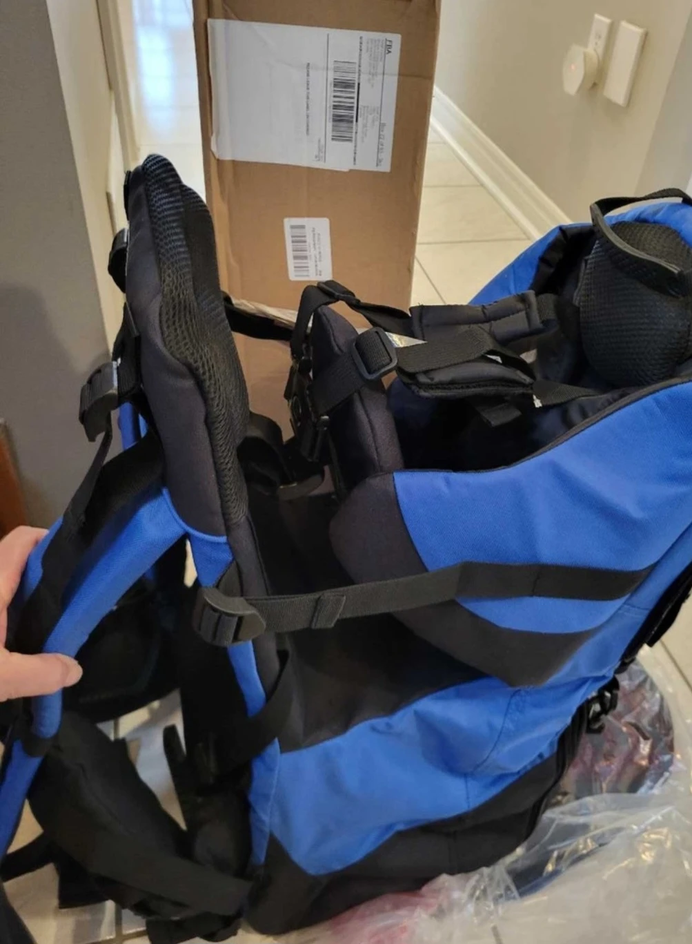 Childcity Baby Hiking Backpack Carrier blue brand new - photo 4