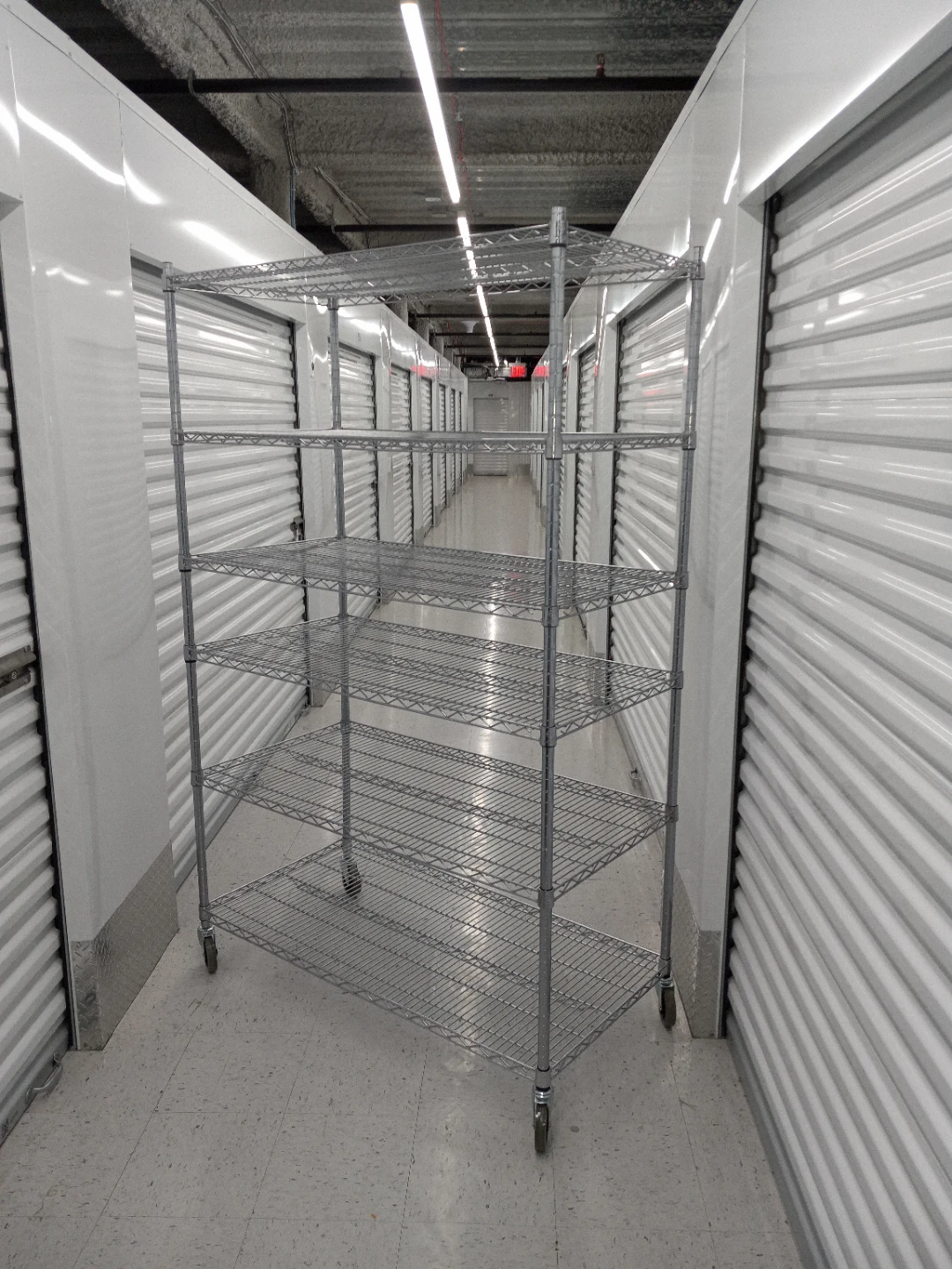 Storage Shelves on Wheels