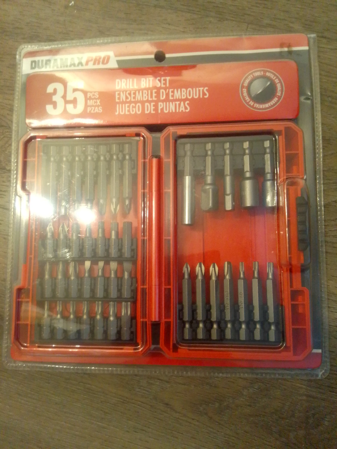 35 PC's drill bit set