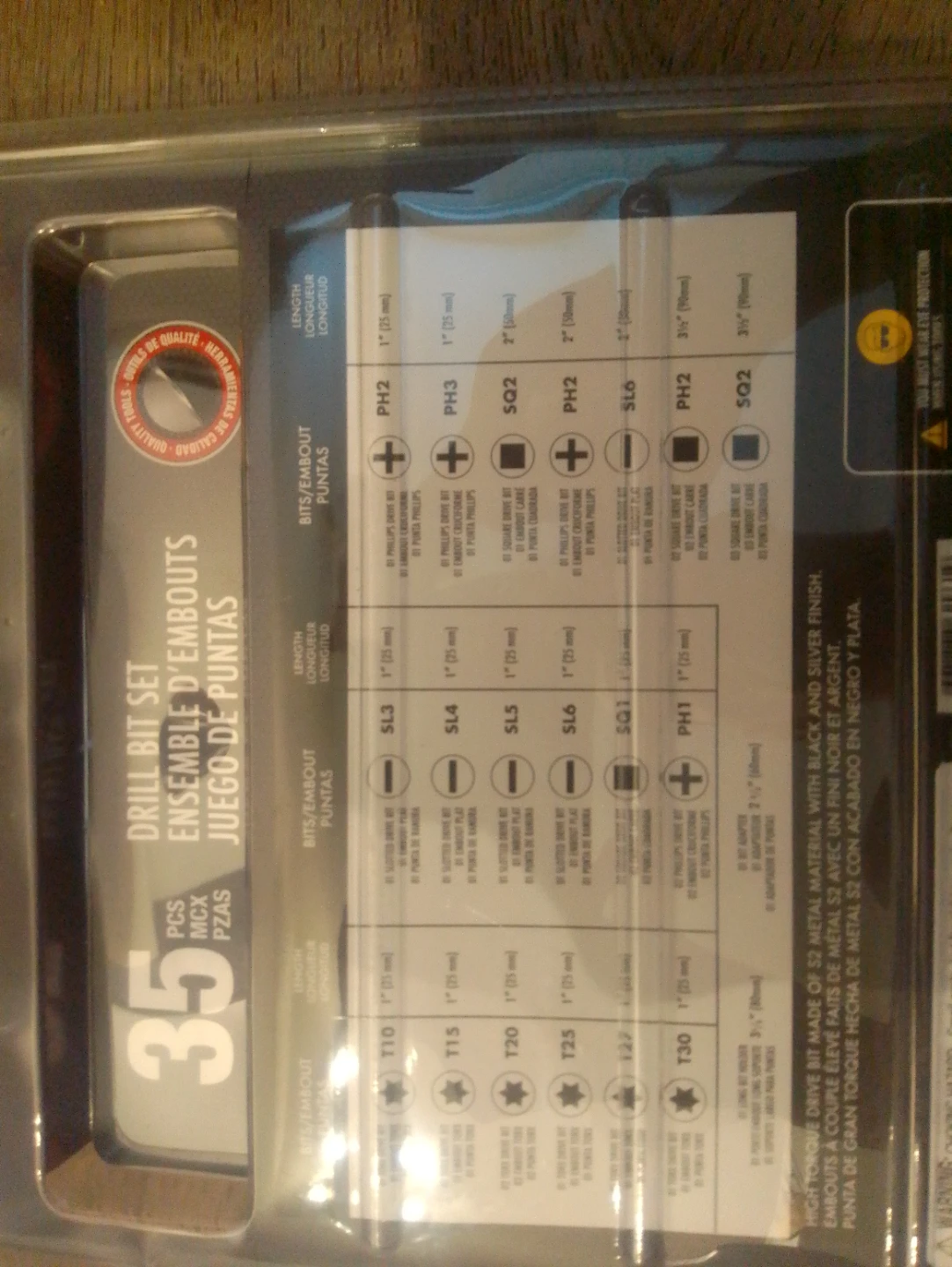 35 PC's drill bit set - photo 2