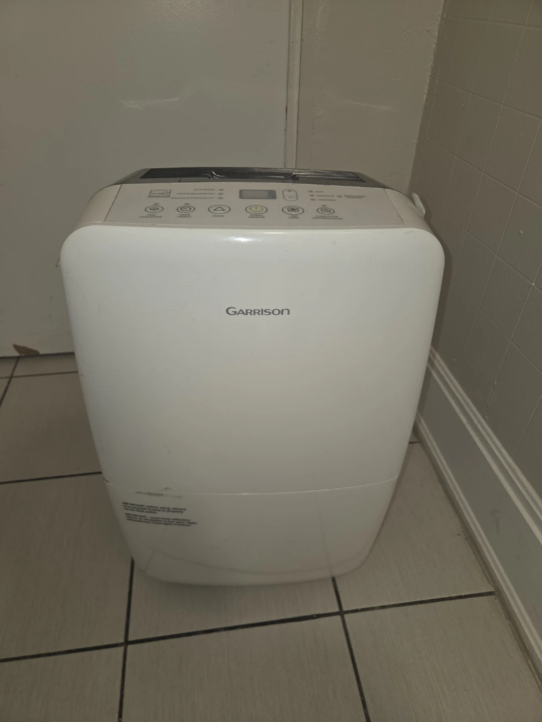 Garrison Dehumidifier