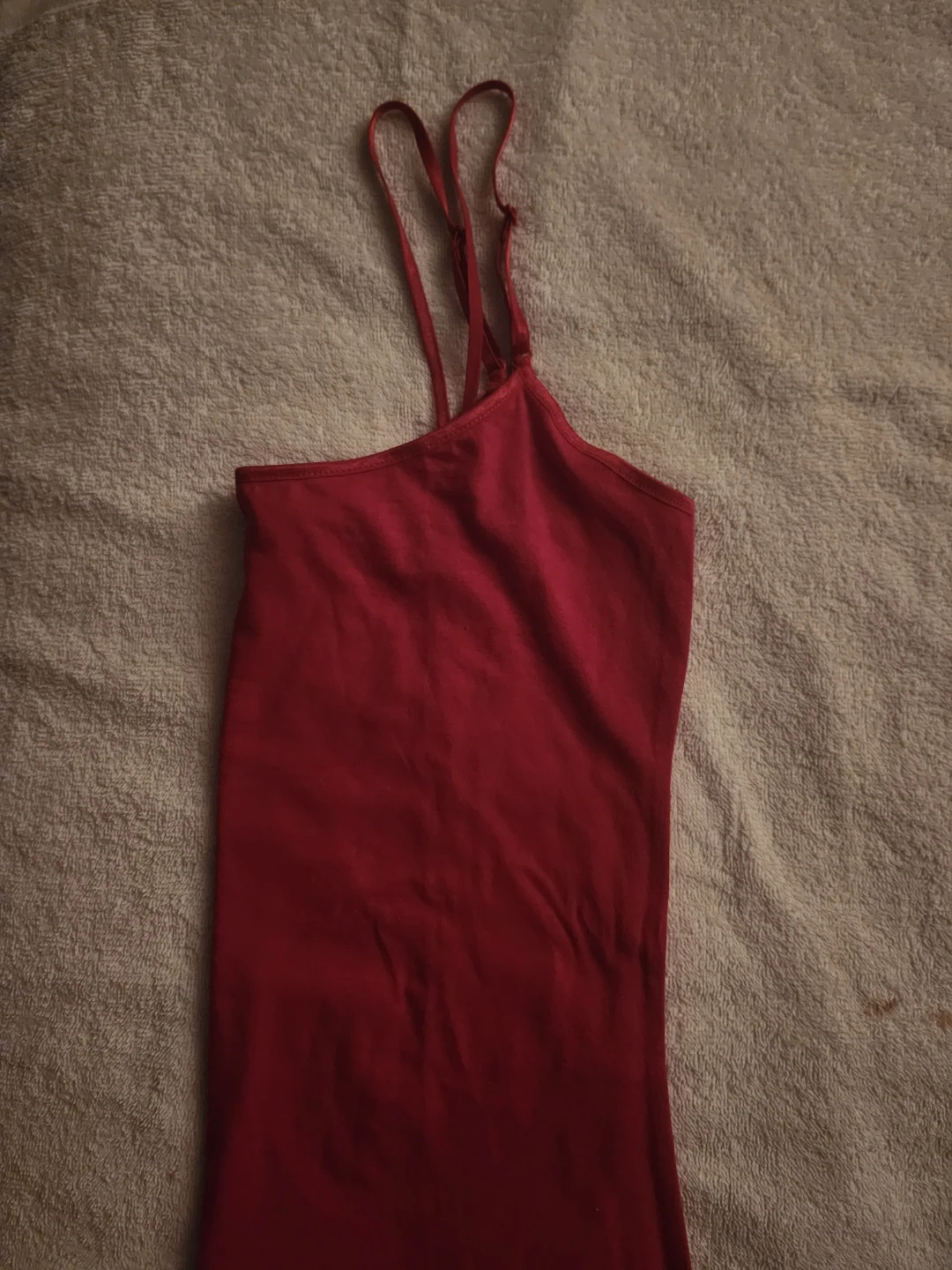 Zenana Outfitters New Red Cami Top L M 8 10 12 ADJUSTABLE STRAPS - photo 2