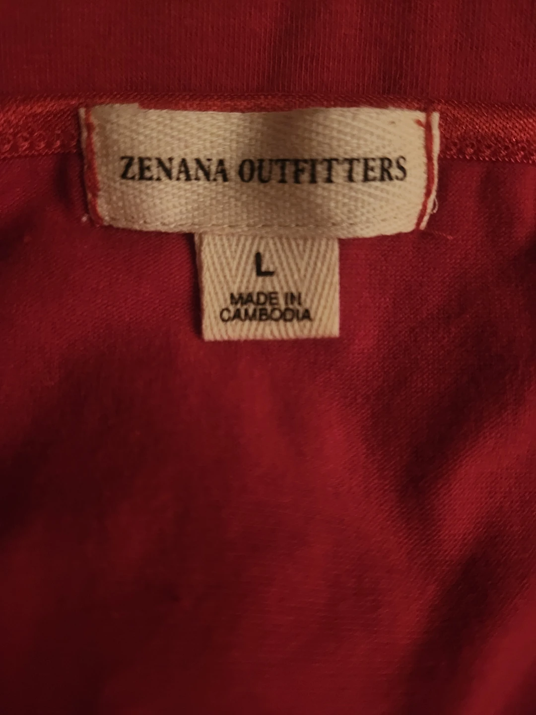 Zenana Outfitters New Red Cami Top L M 8 10 12 ADJUSTABLE STRAPS - photo 3