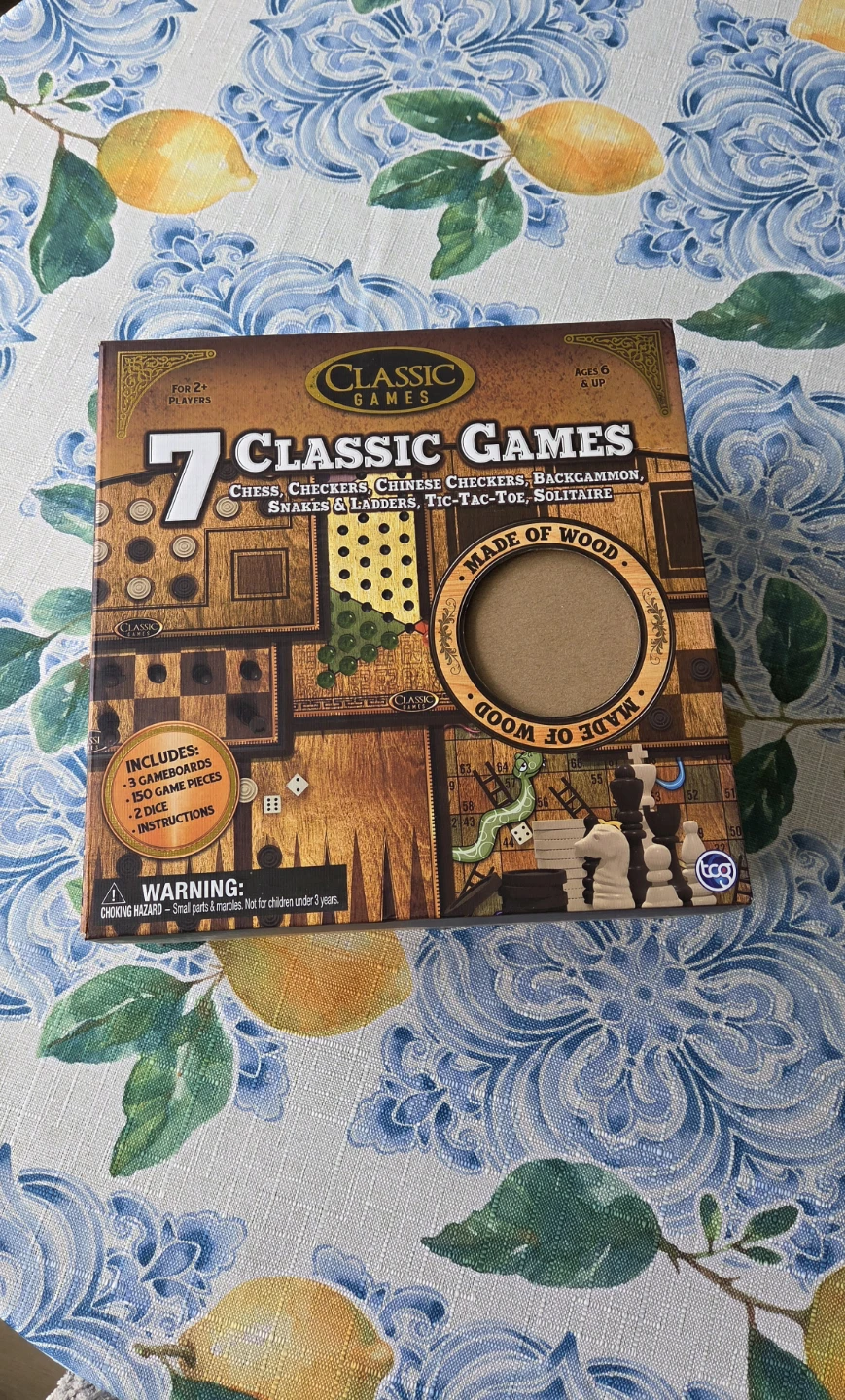 7 Classic Games Board Game Set - photo 2