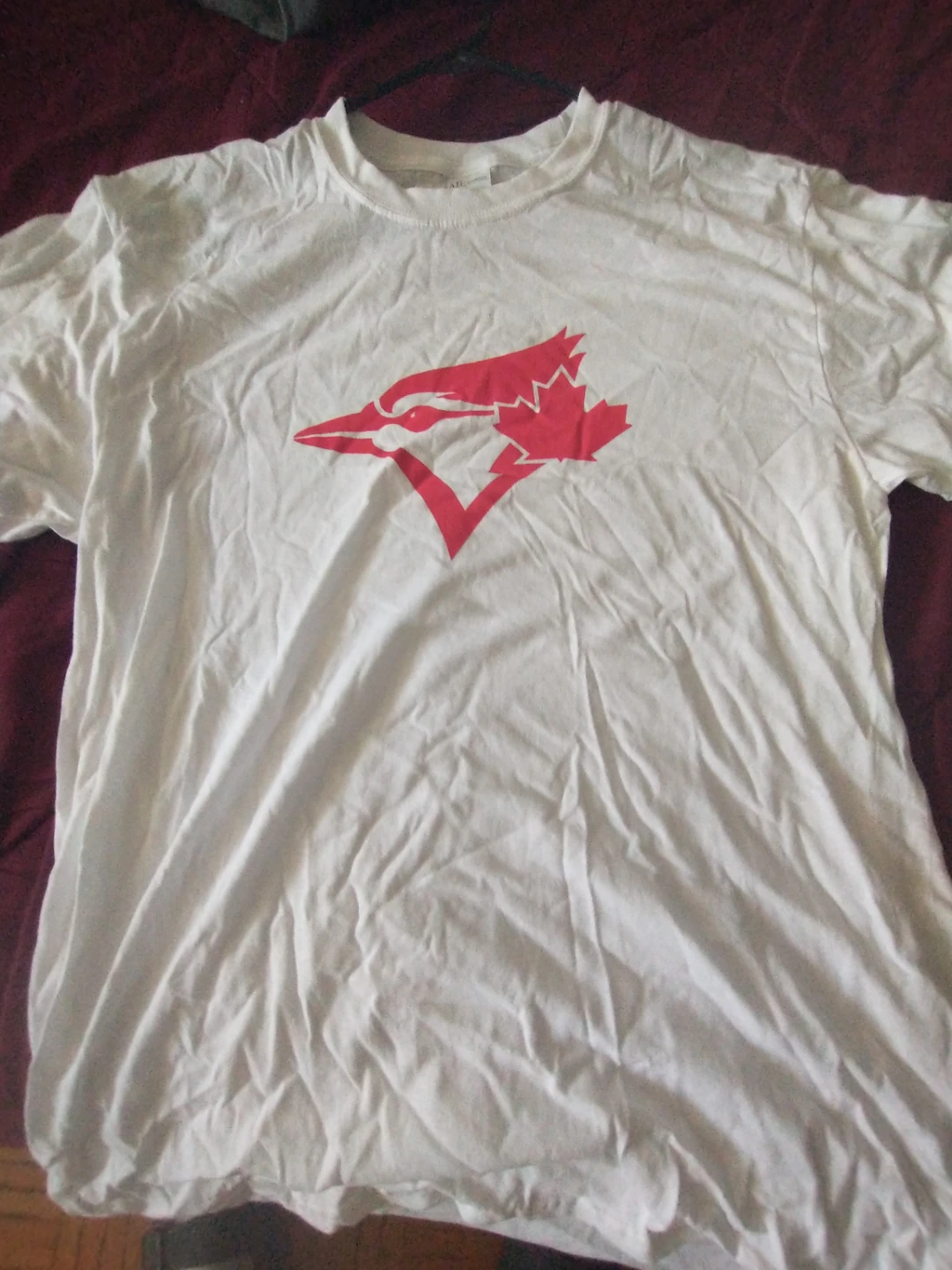 L Toronto Blue Jays Red Logo T-Shirt NEW