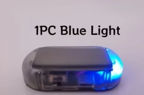 CAR ALARM FLASHING BLUE LIGHT IMITATION LIGHT
