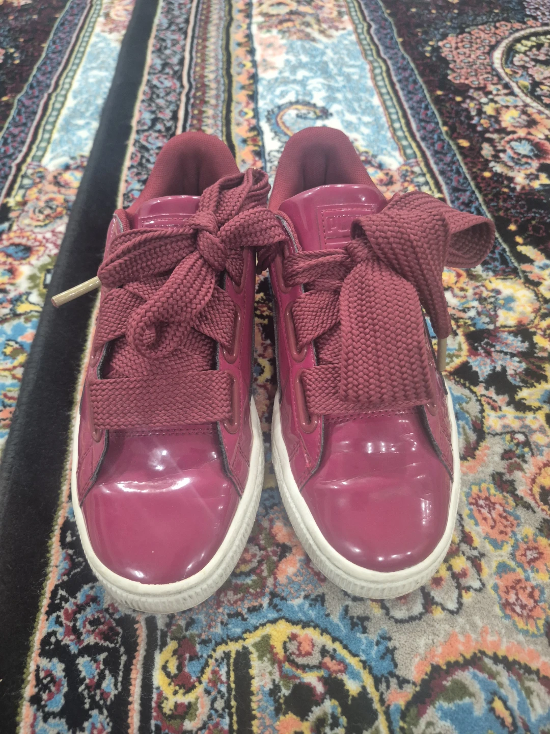 Puma Basket Heart Patent Shoes