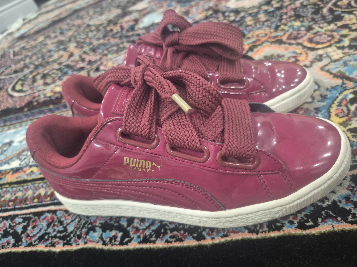Puma Basket Heart Patent Shoes - photo 2