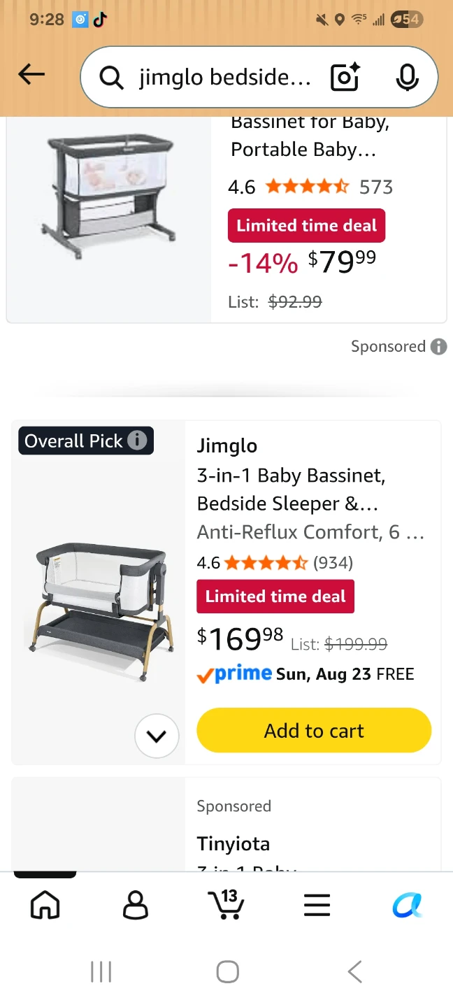 Jimglo 3-in-1 Baby Bassinet