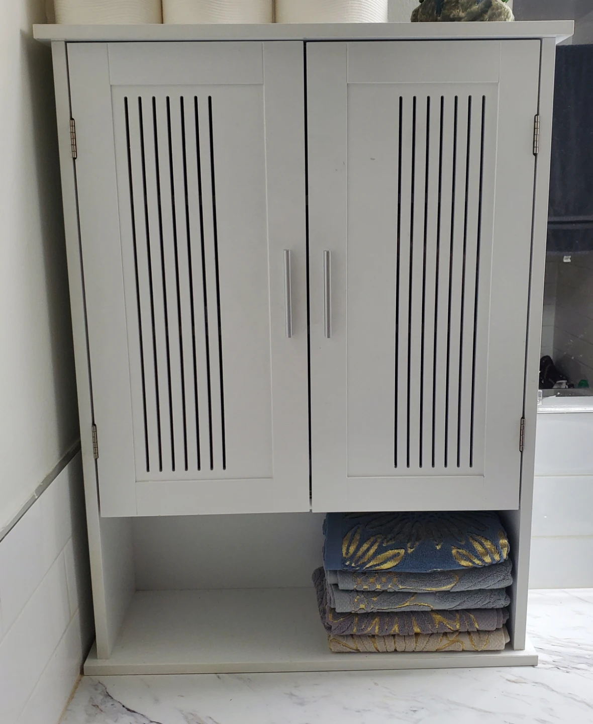 4-Tier Adjustable Shelf Bathroom Organizer - photo 2