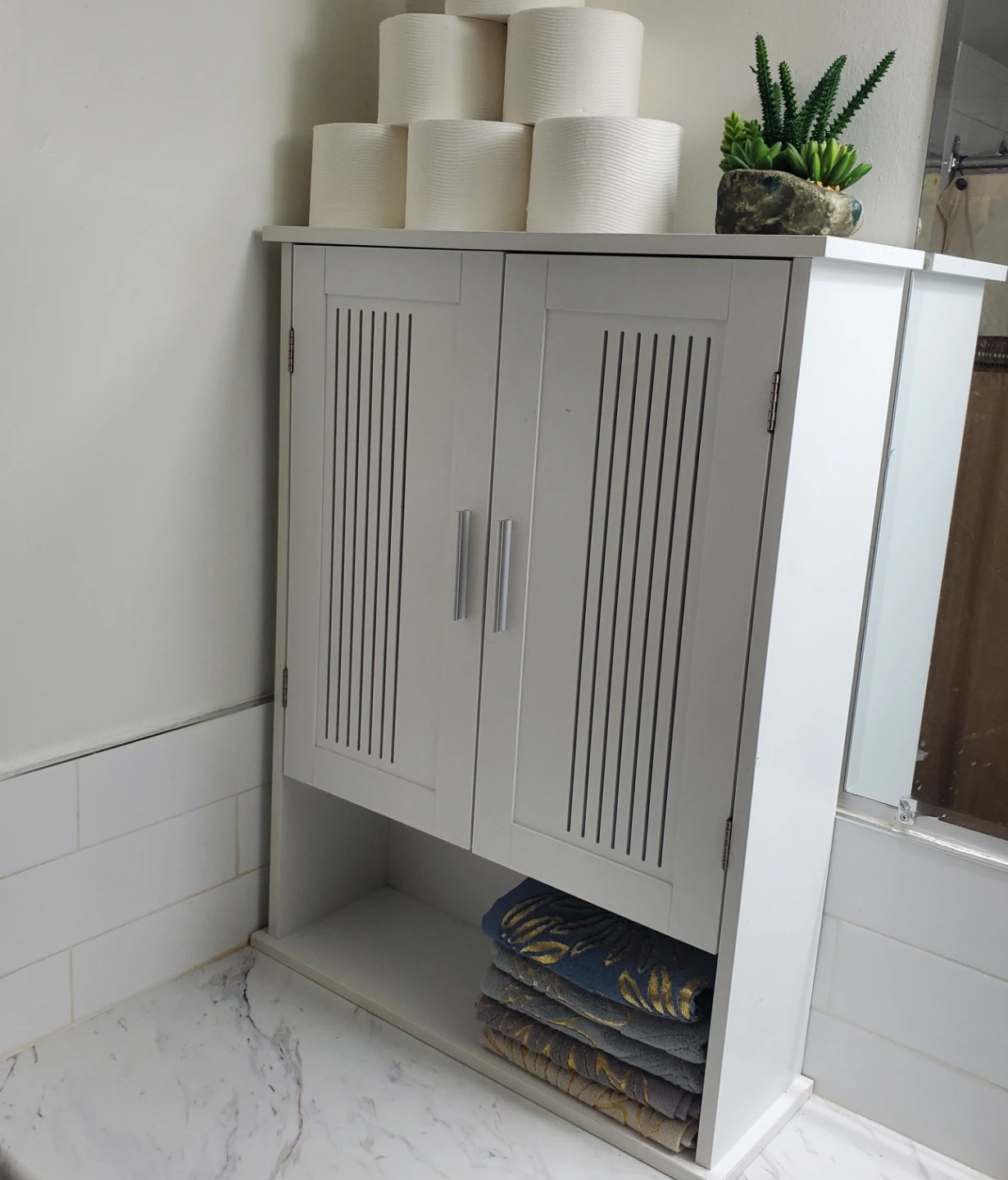 4-Tier Adjustable Shelf Bathroom Organizer - photo 3