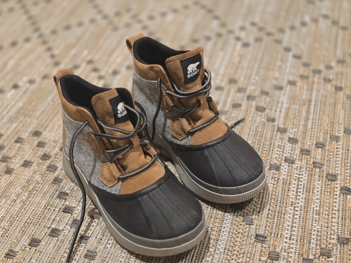 Sorel Boots - Tan and Grey