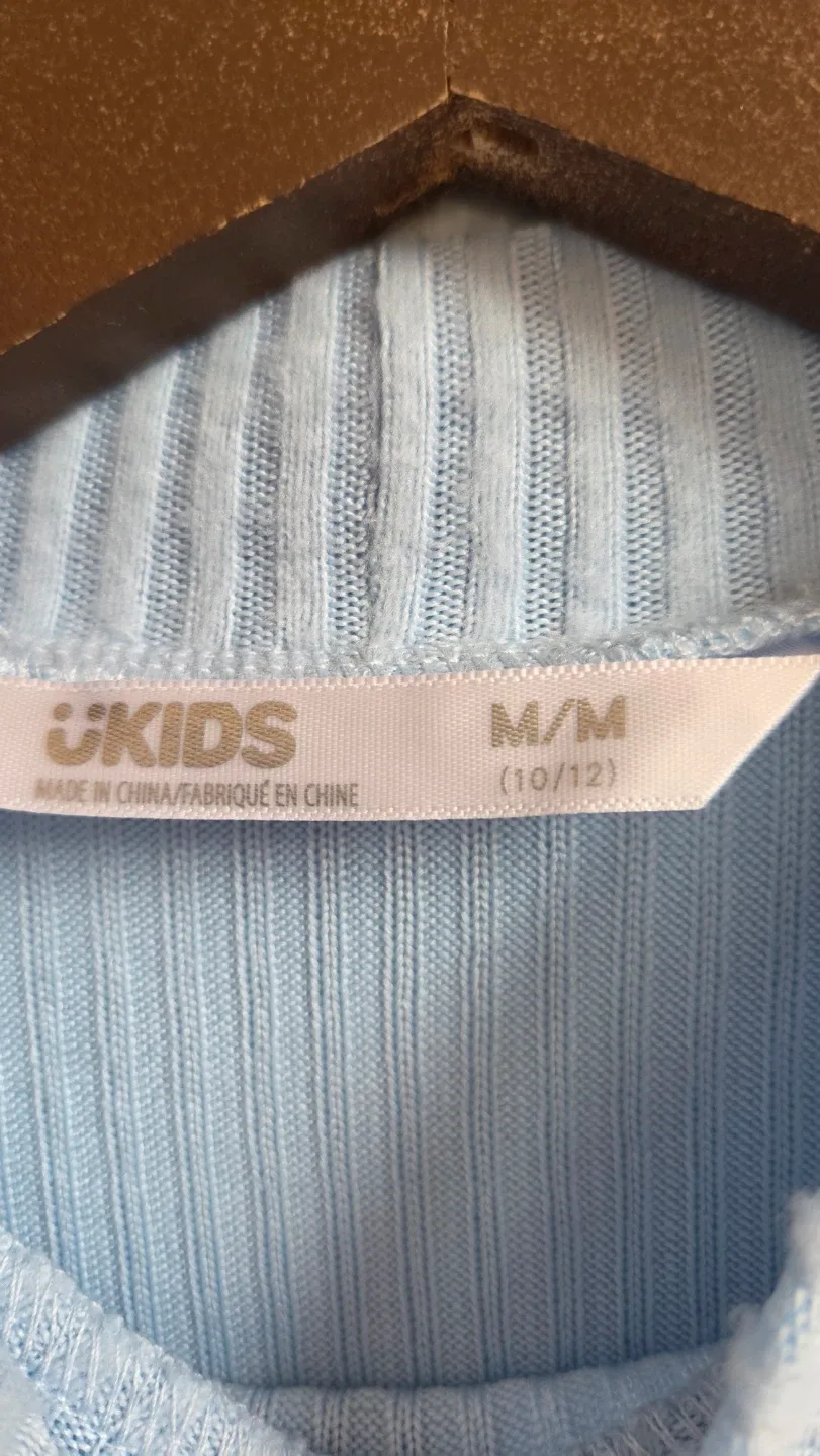 Kids Ribbed Mock Neck Long Sleeve Top - photo 3