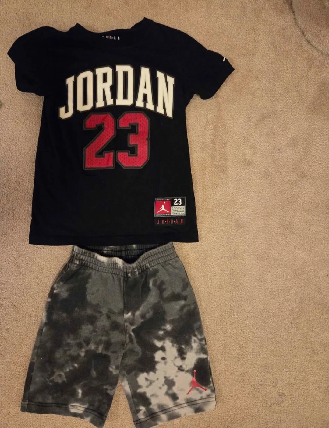 Boys Jordan T-Shirt and Shorts Set