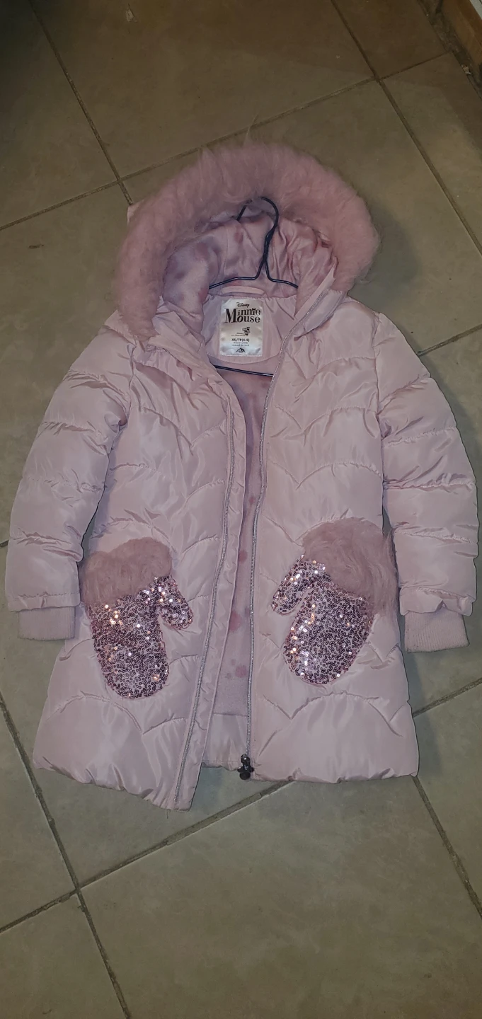 Disney Minnie Mouse Puffer Jacket Pink XS/TP (4-5)