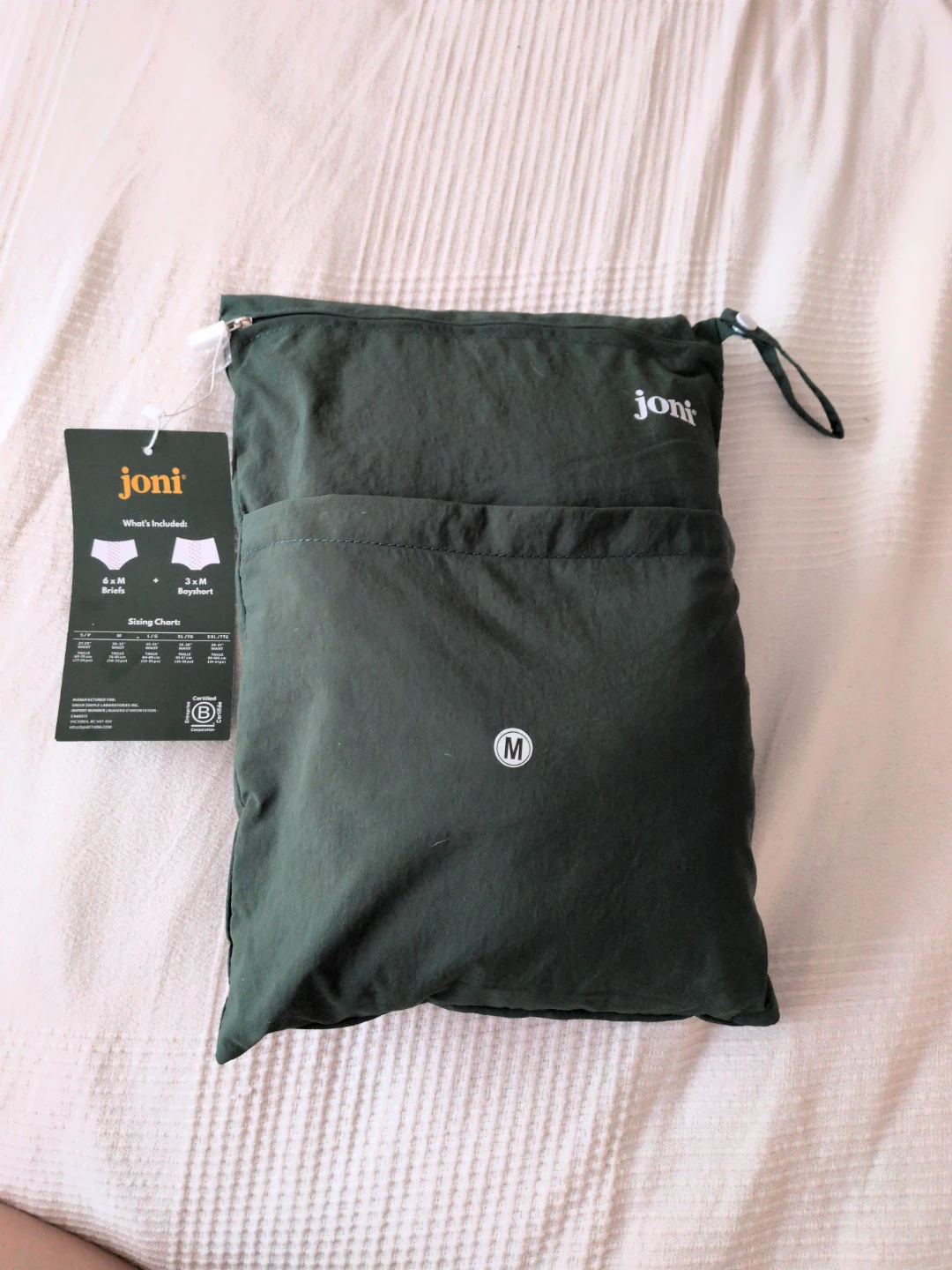 NEW Joni Period Underwear Set - 9 pairs size medium
