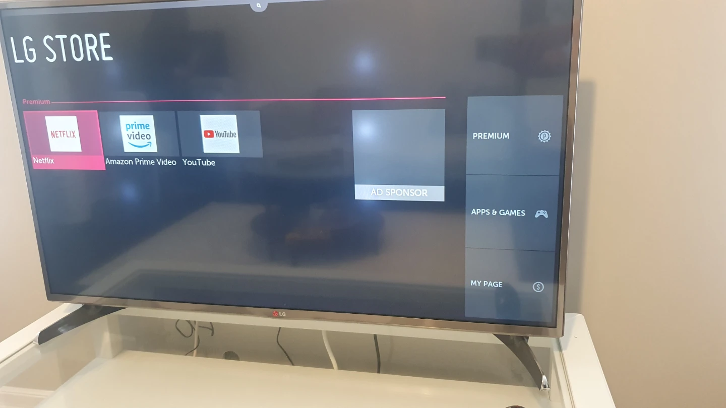 Free 42 inch  LG smart TV