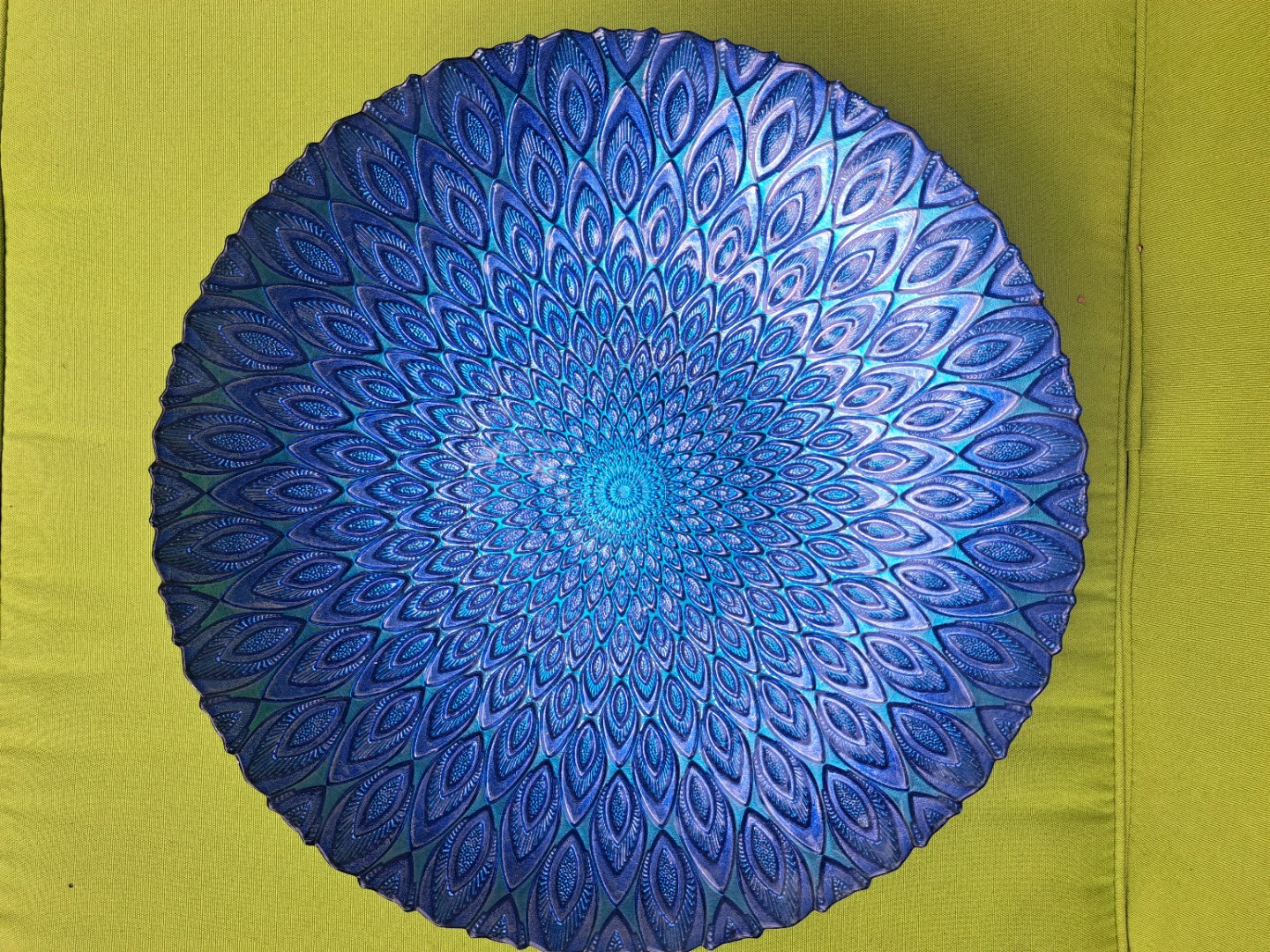 Large Decorative Glass Bowl - photo 3