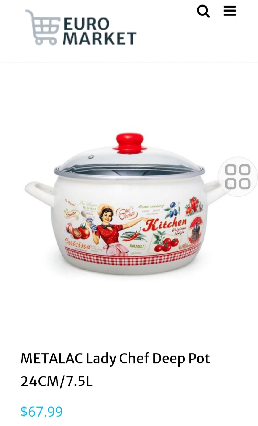 METALAC Lady Chef Deep Pot 24cm - photo 5