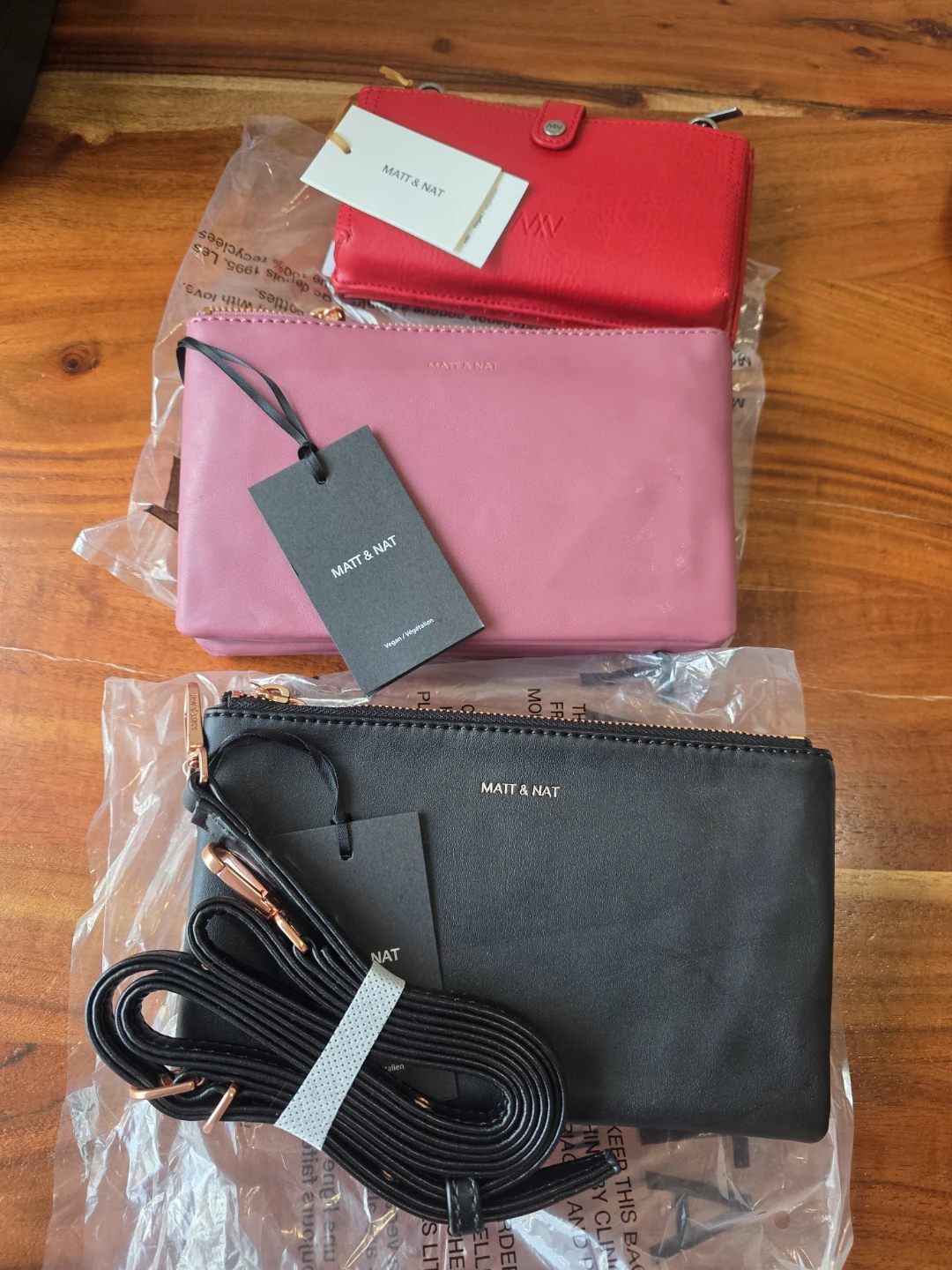 Matt & Nat Vegan Leather Purses/Wallets - nogotiable