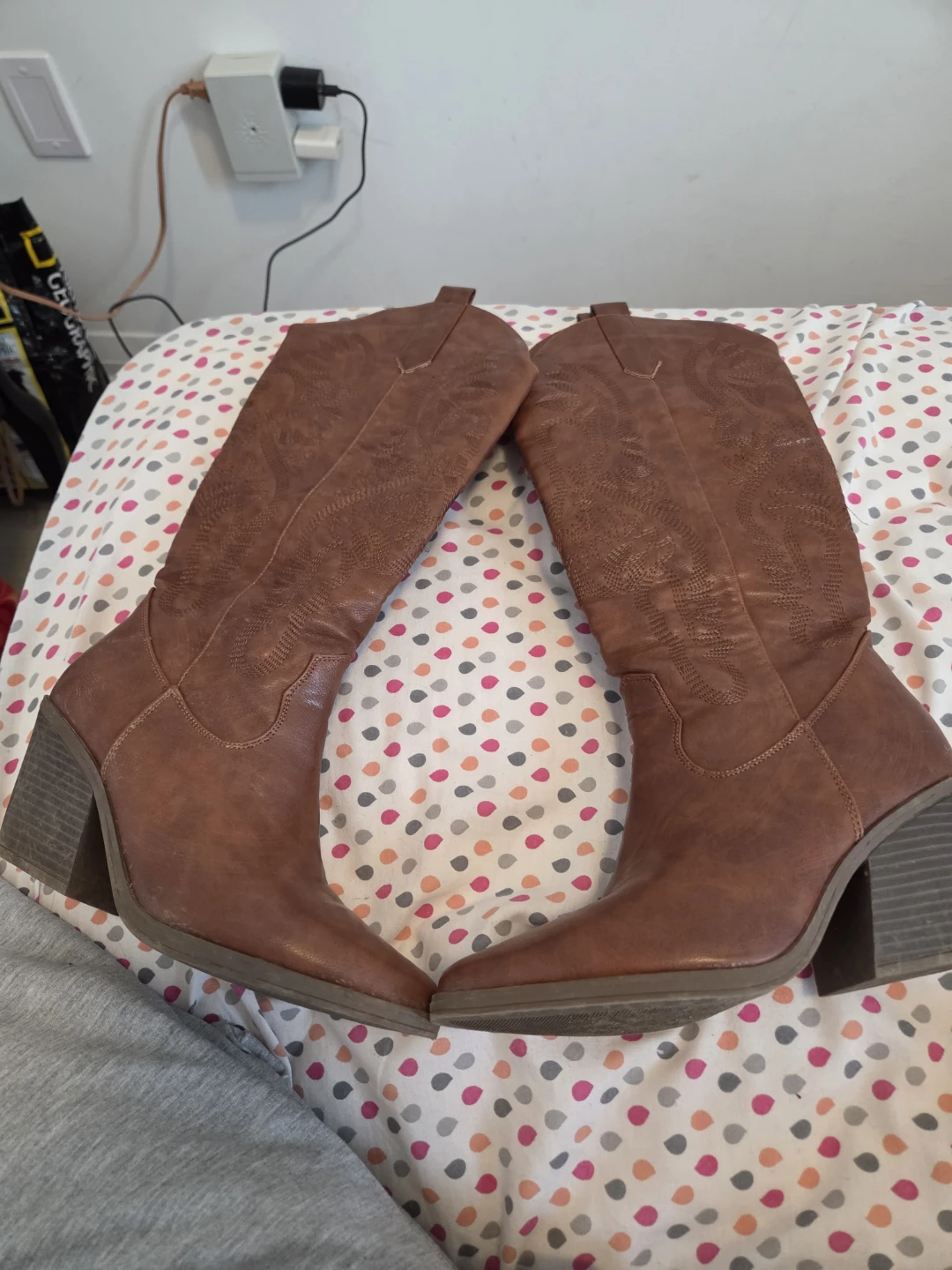 Brown Western Style Boots - photo 2