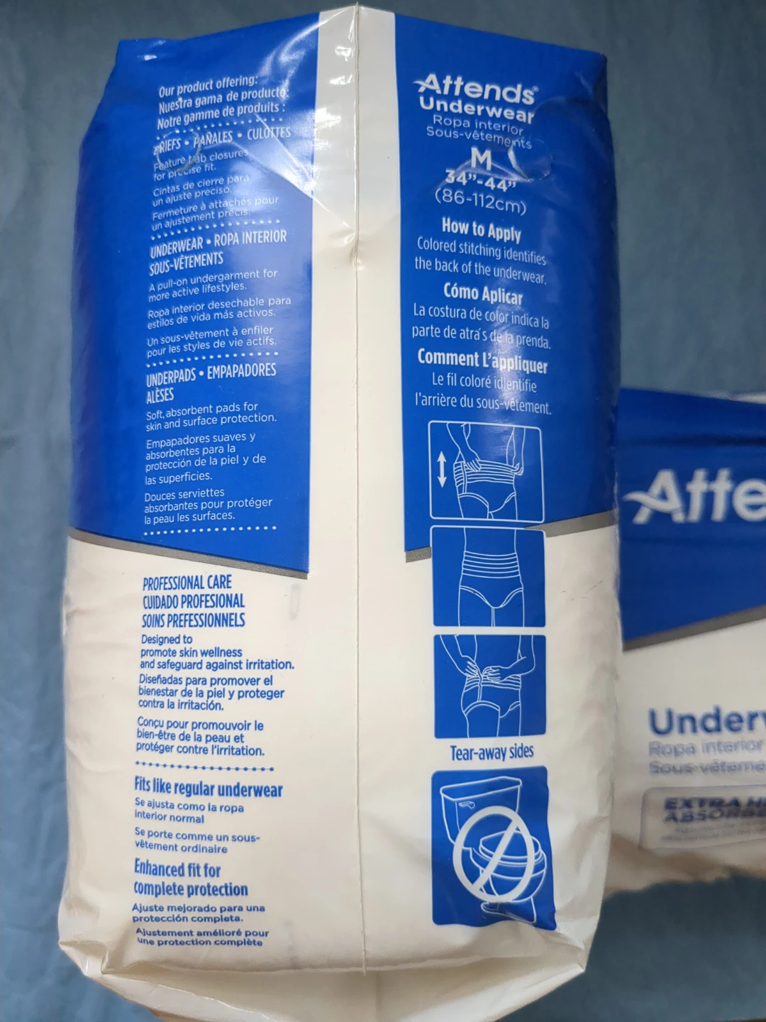 Adult diapers/ underwear  Size M - 20ct/pack - photo 2