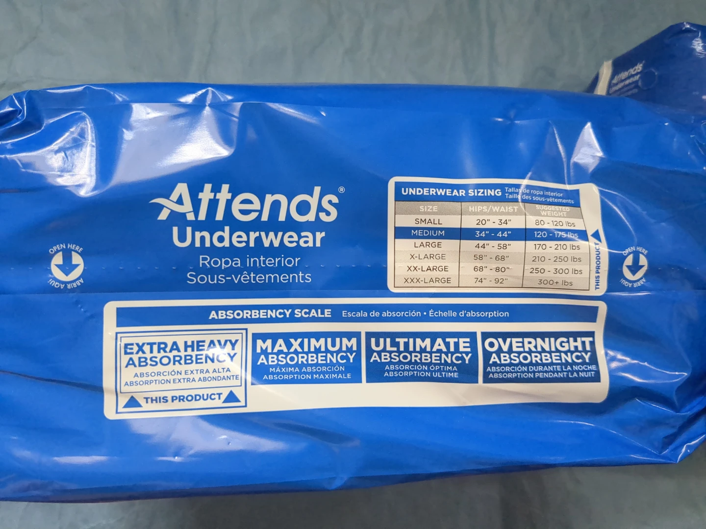 Adult diapers/ underwear  Size M - 20ct/pack - photo 3