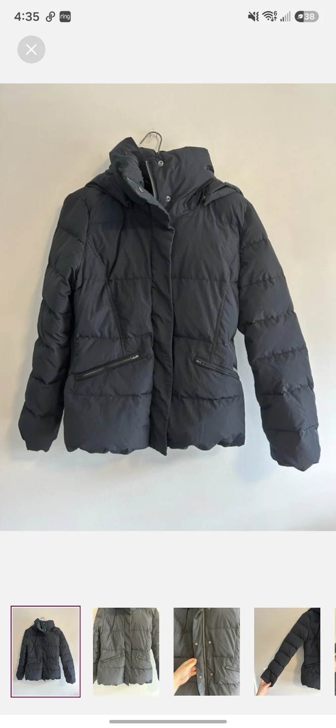Women's Black Puffer Jacket