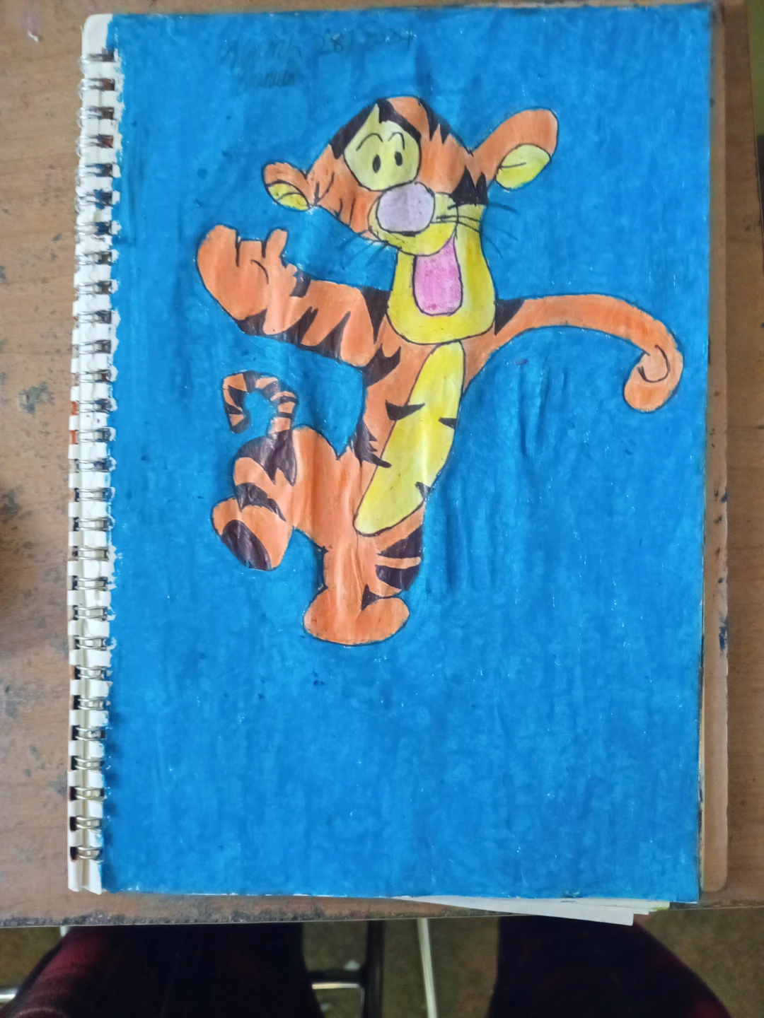TIGGER WITH BLUE BACKGROUND BY SHERWIN - photo 4