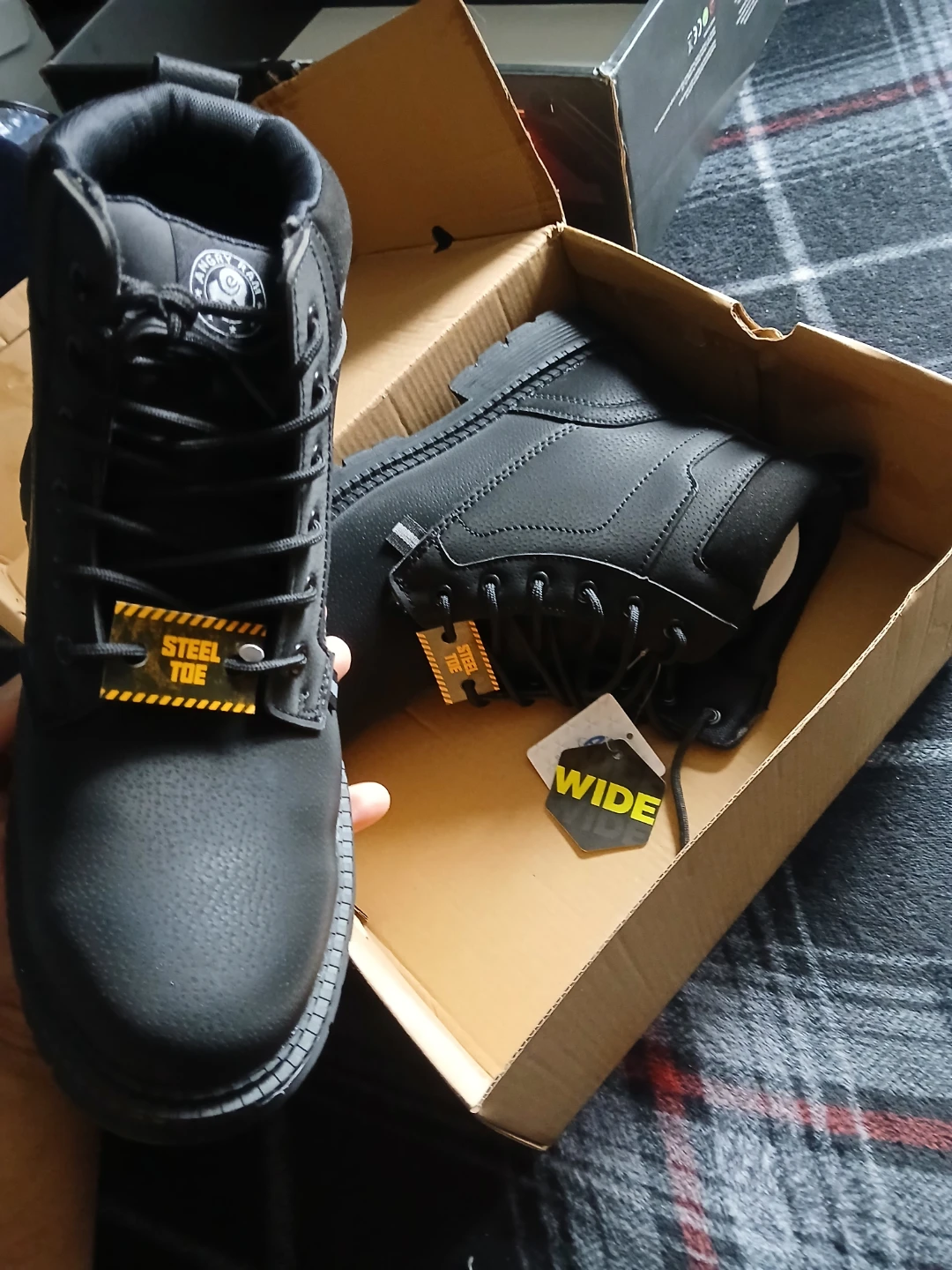 ANGRYRAM Steel Toe Work Boots - photo 5