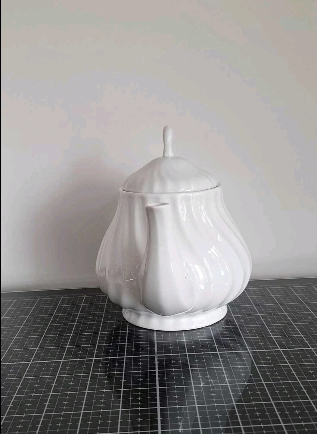 Royal Oak Gourmet White Ceramic Teapot 6 Cup - photo 3