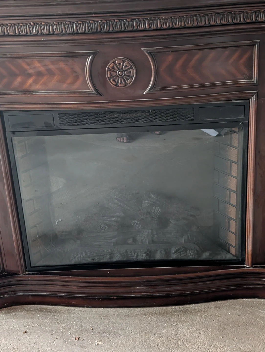 Electric Fireplace Entertainment Unit