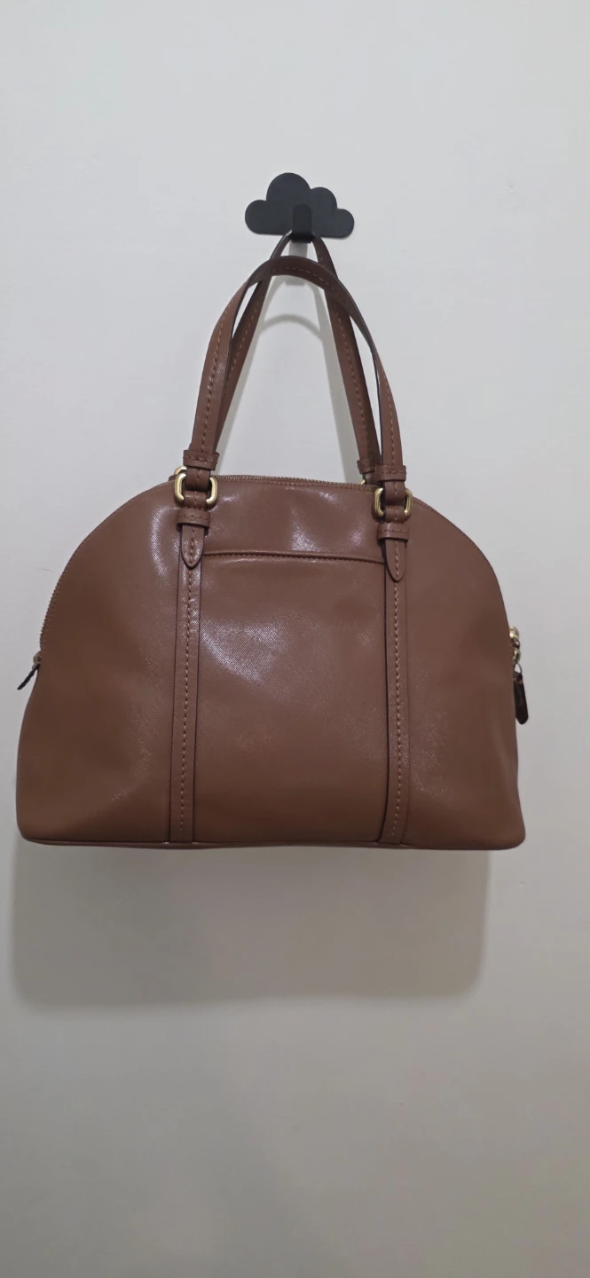 Coach Brown Leather Dome Satchel Bag - photo 4