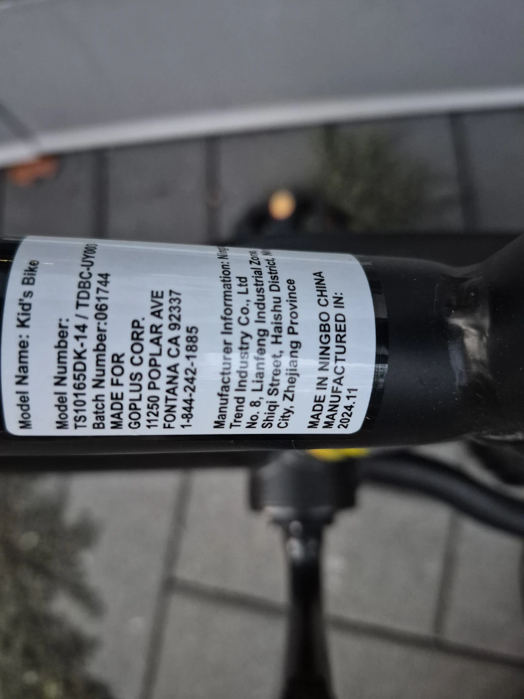 Costway Outer Space Kids Bike with Training Wheels - photo 3