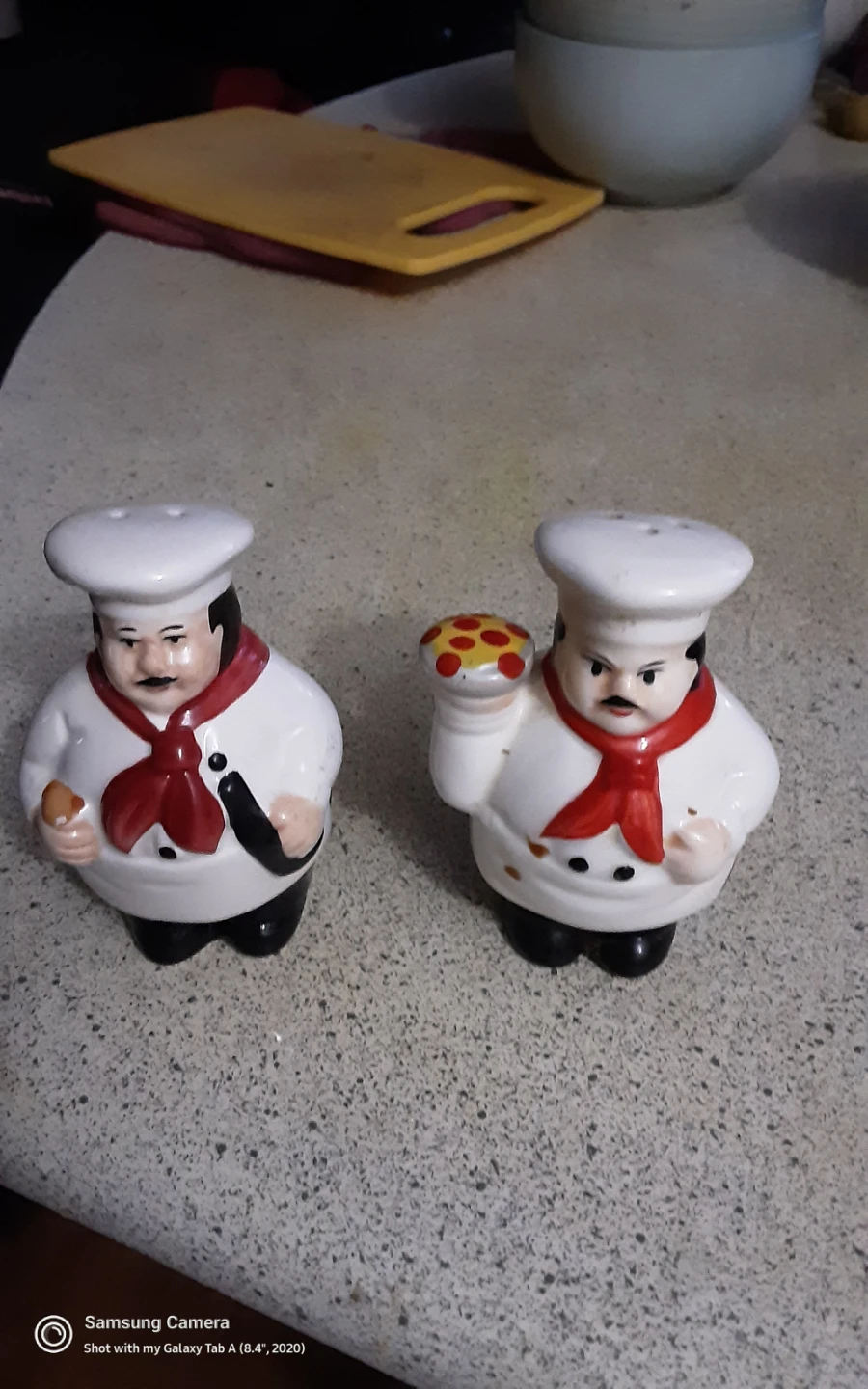 Chef Salt and Pepper Shakers Set