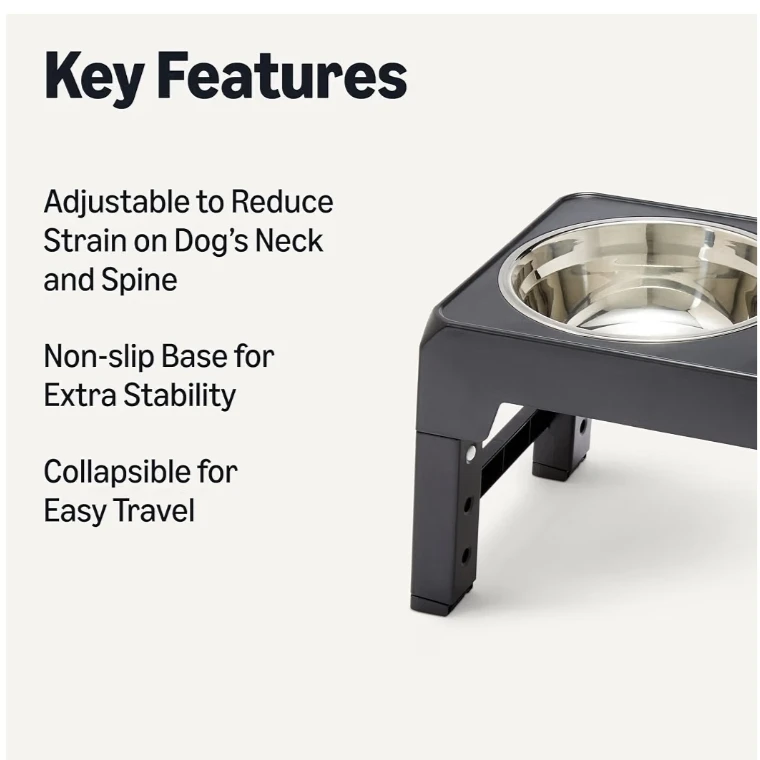 Amazon Basics Elevated Dog Bowls - photo 2