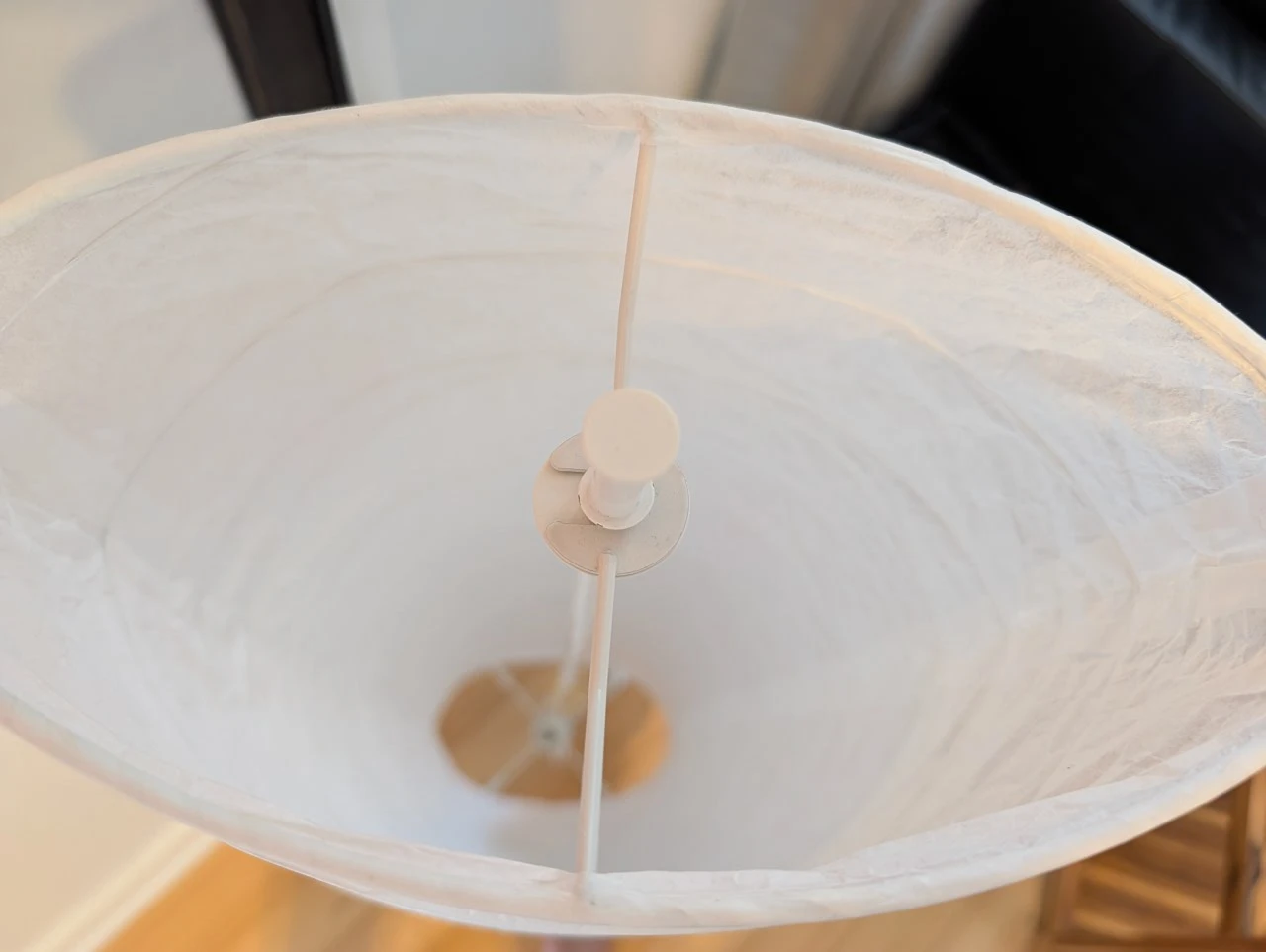 White Paper Lantern Floor Lamp - photo 2
