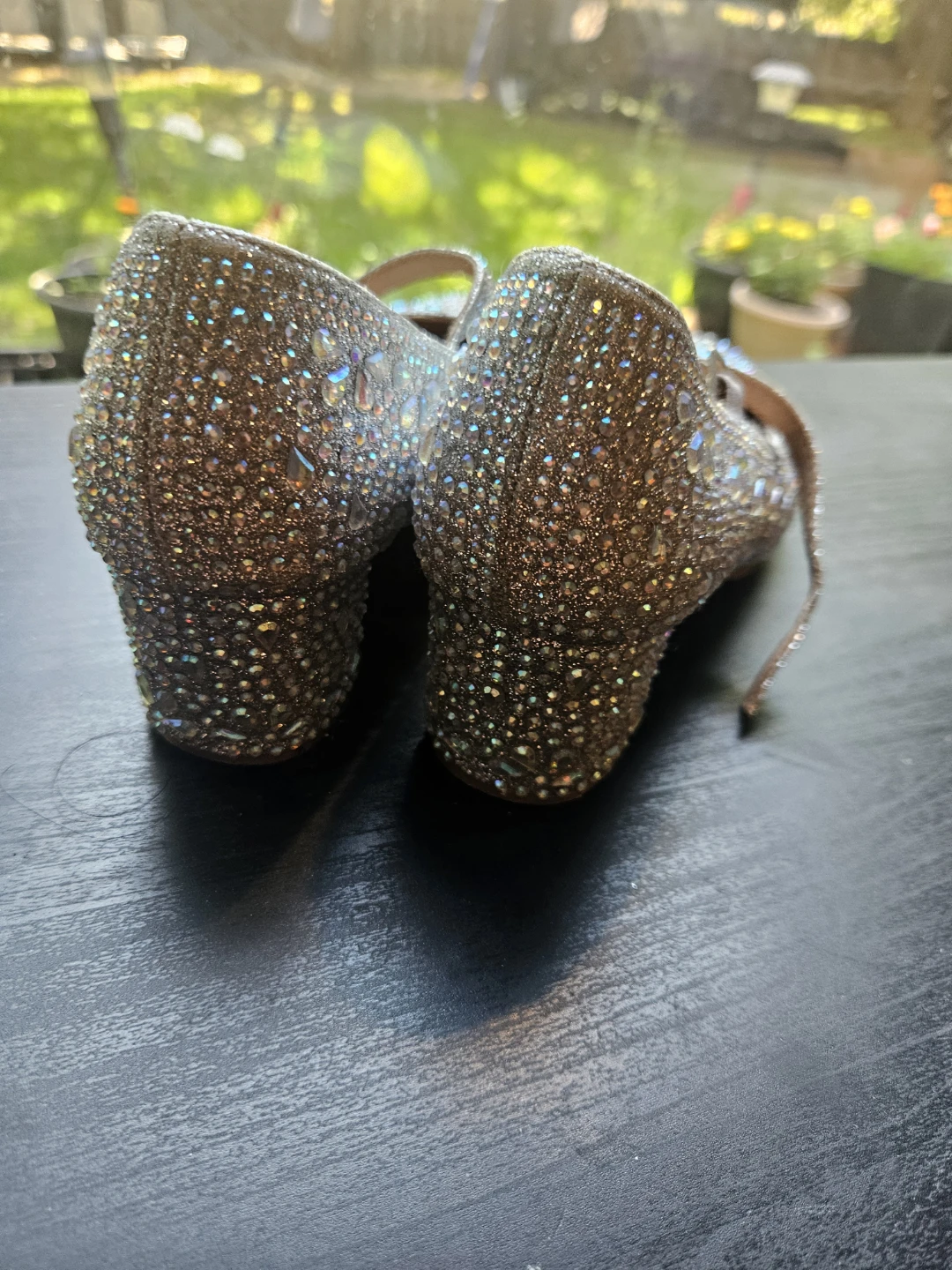 Link Girls Glitter Heels - Size 4