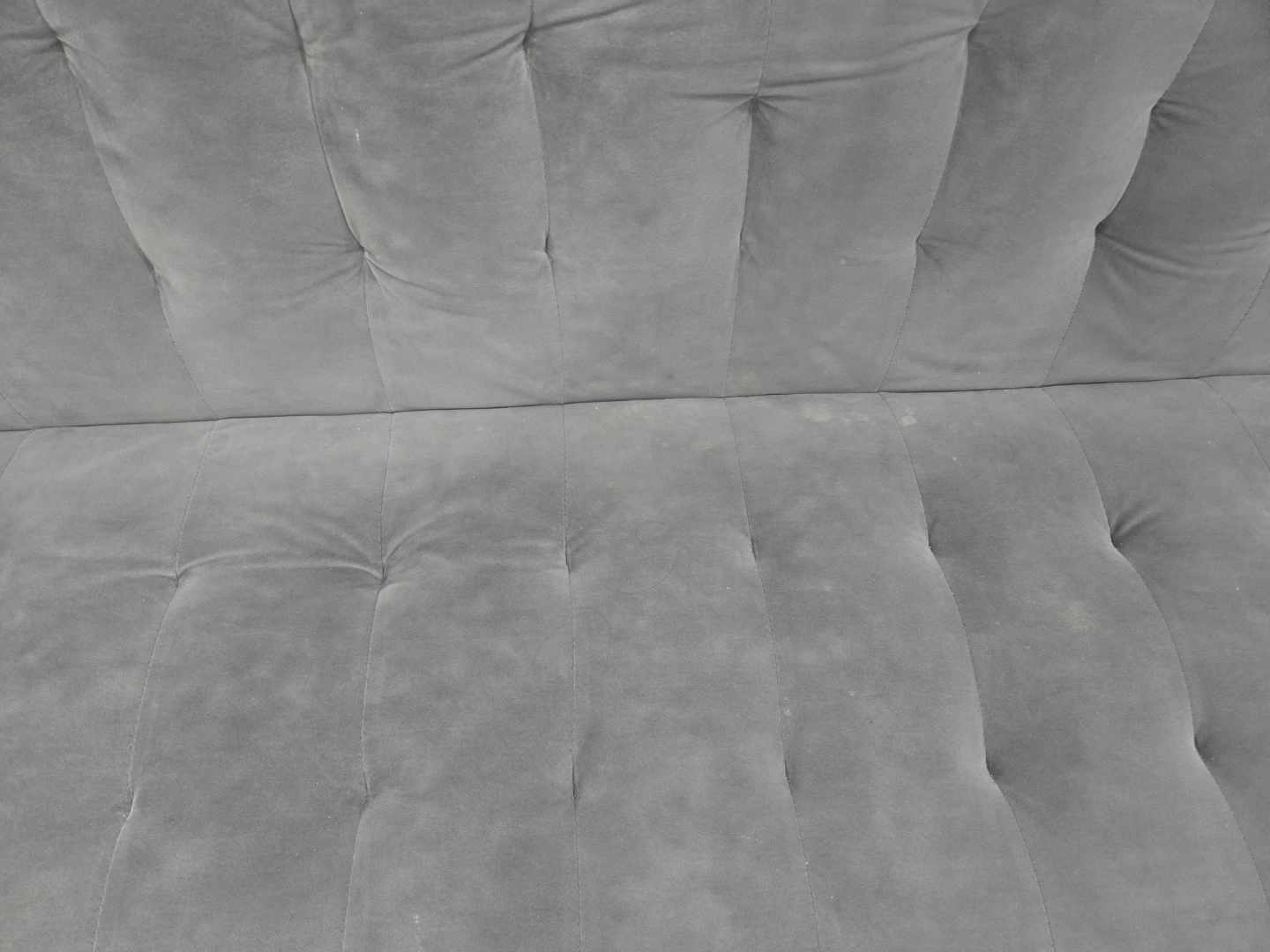 Grey Tufted Sofa Bed - photo 3