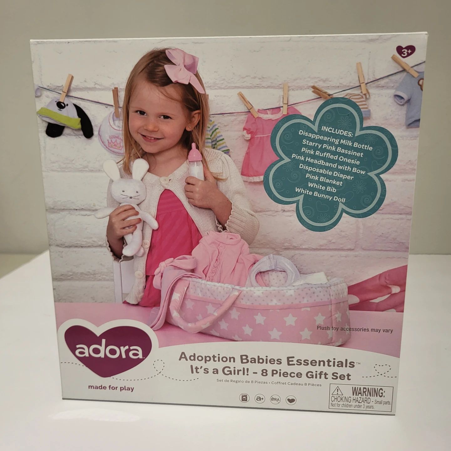 Adora Adoption Babies Essentials 8 Piece Gift Set