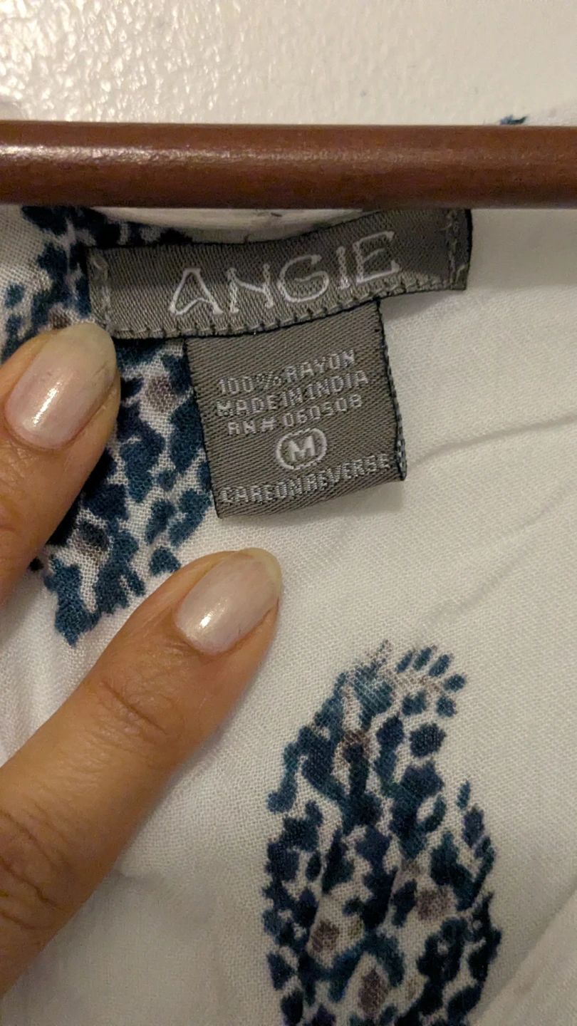 Angie Women's Paisley Print Blouse - photo 4