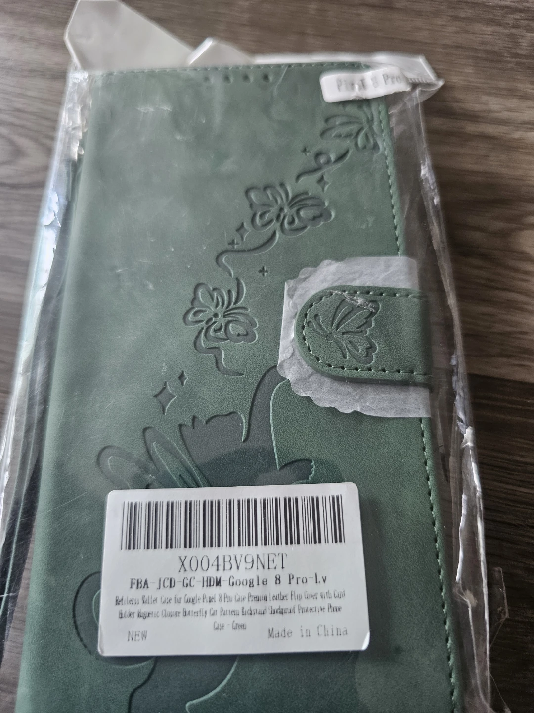 Google Pixel 8 Pro Flip Case - Green Butterfly