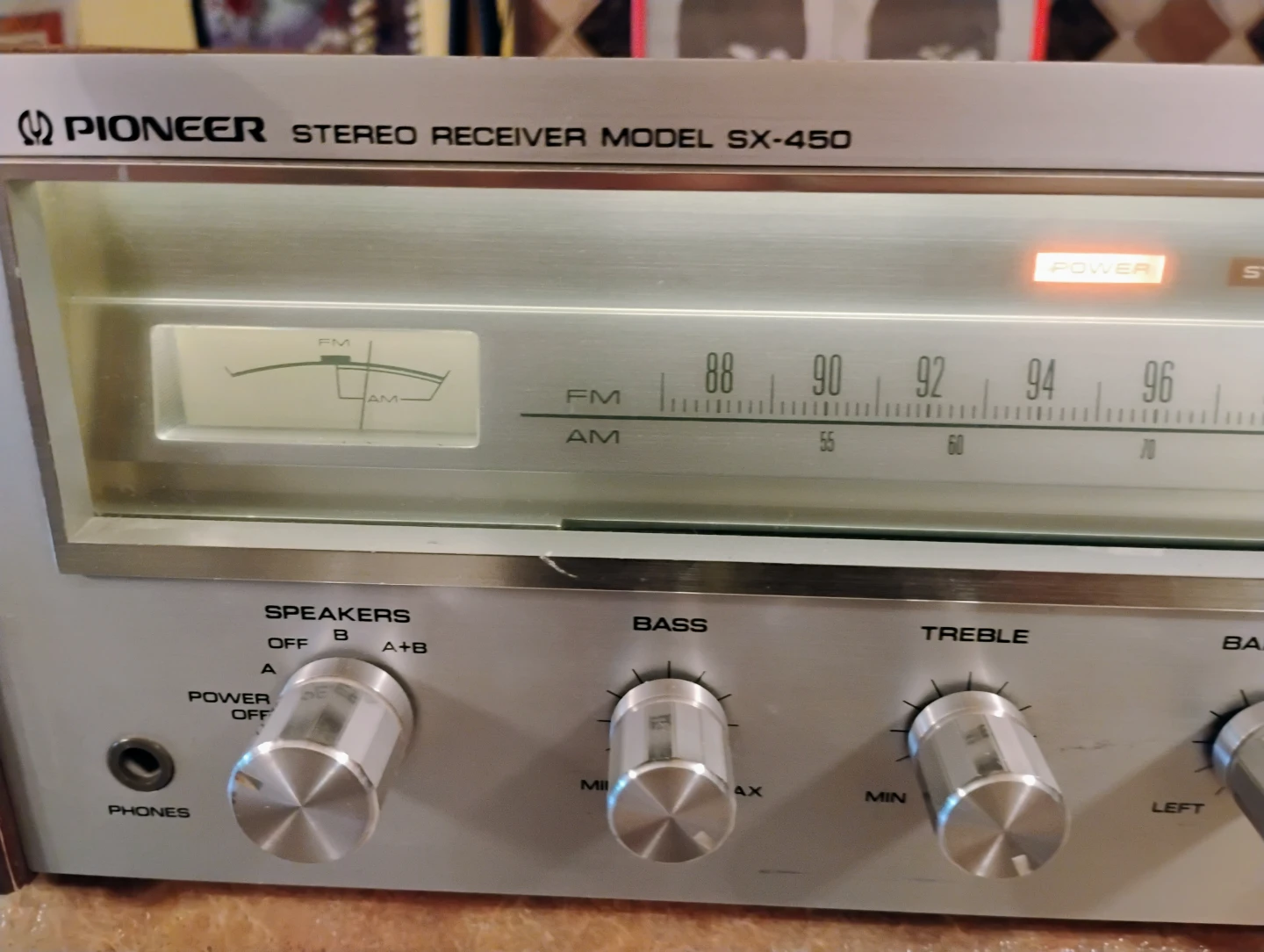 Pioneer Stereo Receiver Model SX-450 - photo 2