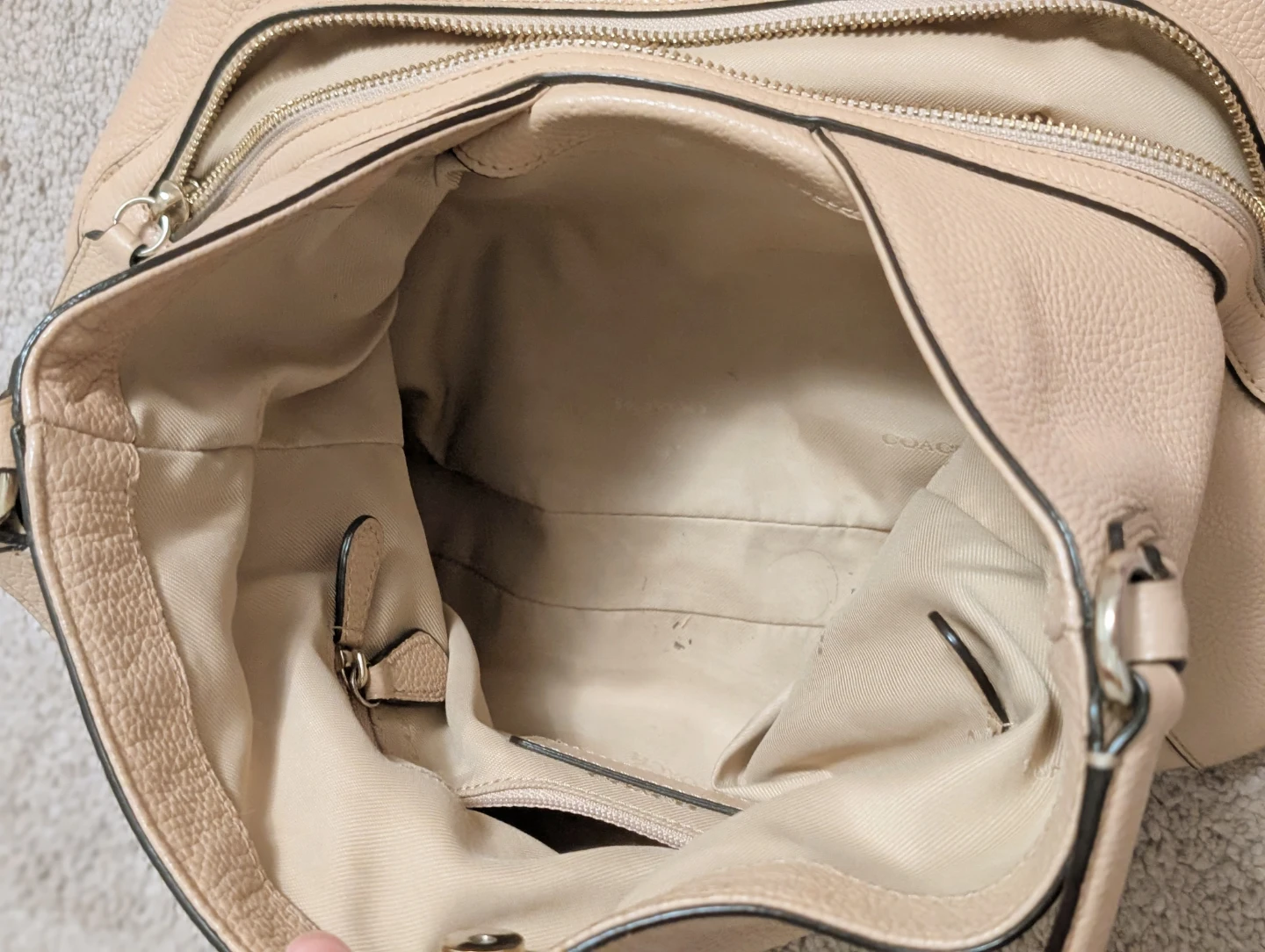 Coach Edie 31 Pebbled Leather Shoulder Bag - photo 4