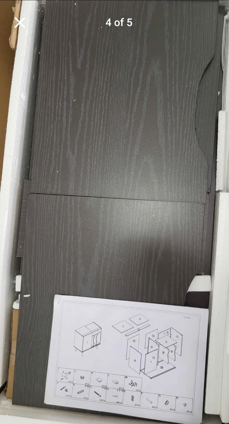 NEW Okstenck Storage Filing Cabinet with Sliding Door Lift Top - photo 4
